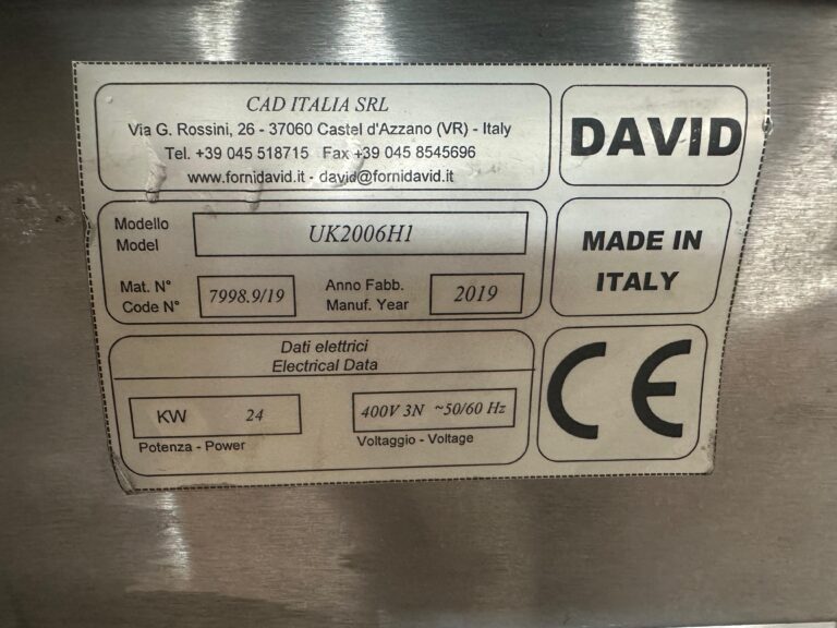 FORNO ELETTRICO PROFESSIONALE PER PIZZERIA E PANIFICAZIONE 2 CAMERE COMPLETO DI CAPPA CON ASPIRATORE - immagine prodotto