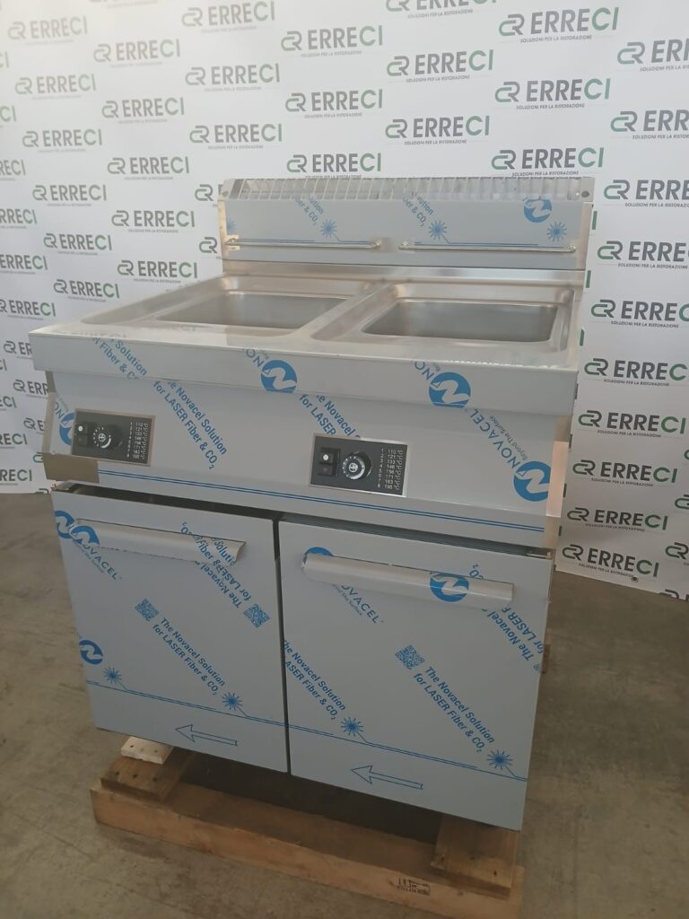 FRIGGITRICE 2 VASCHE GAS METANO 17+17LT ( 33 KW )- NUOVA - immagine prodotto