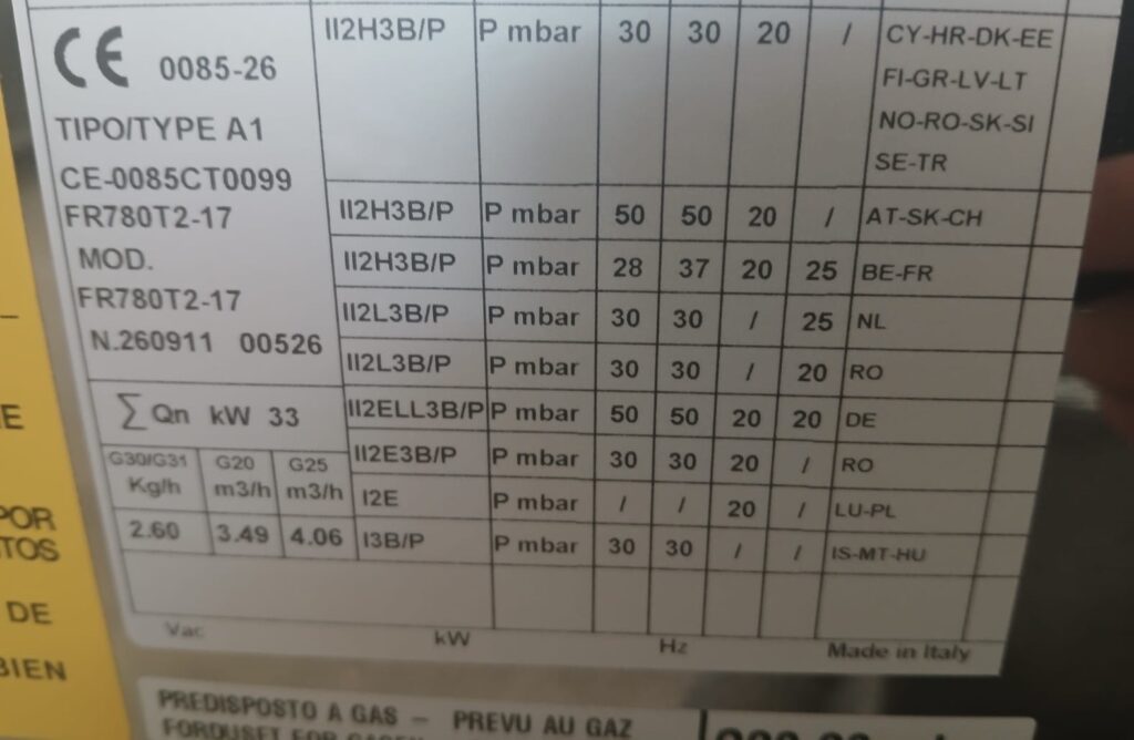 FRIGGITRICE 2 VASCHE GAS METANO 17+17LT ( 33 KW )- NUOVA - dettaglio prodotto